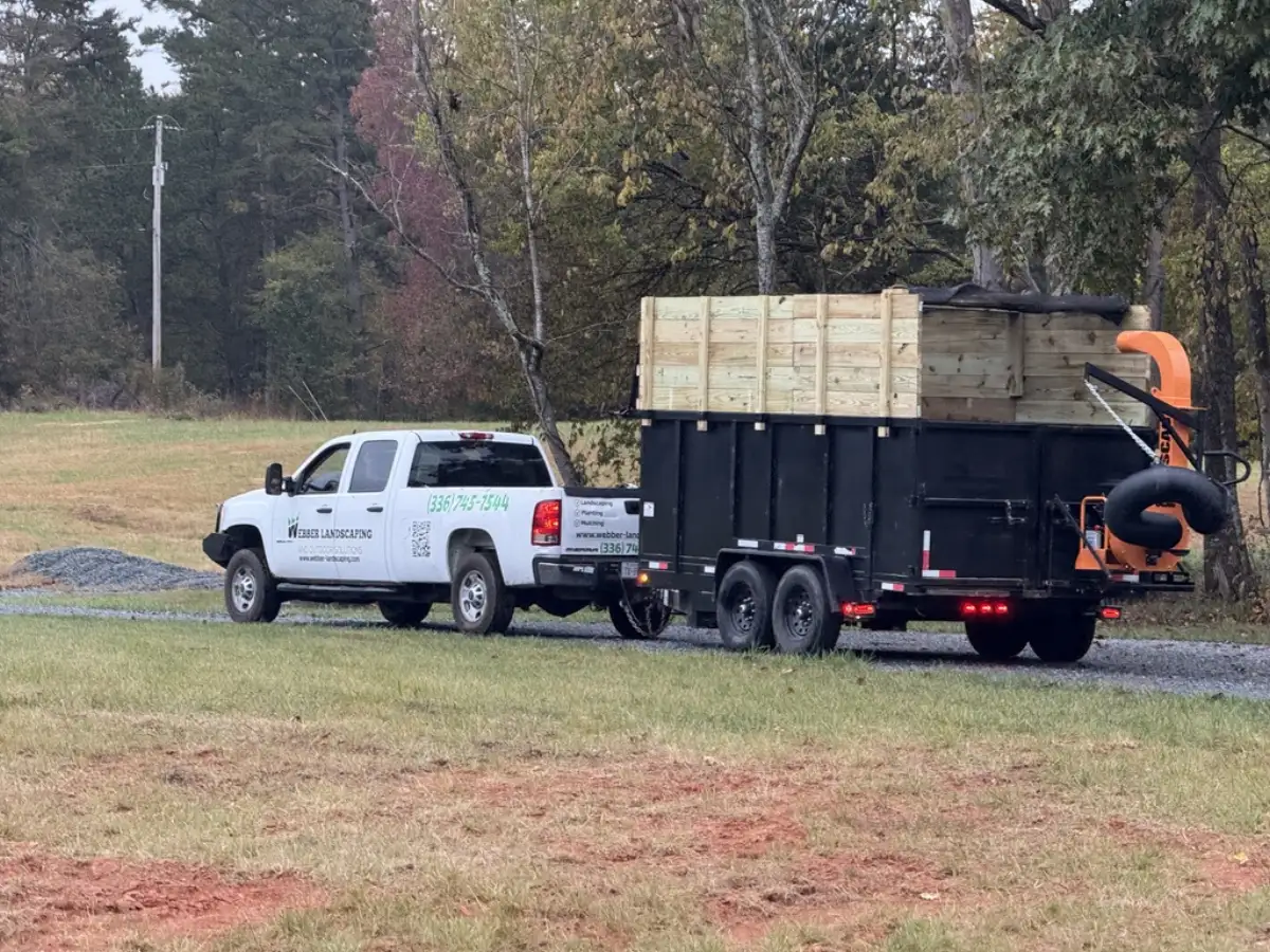 Webber Landscaping equipment servicing Thomasville NC