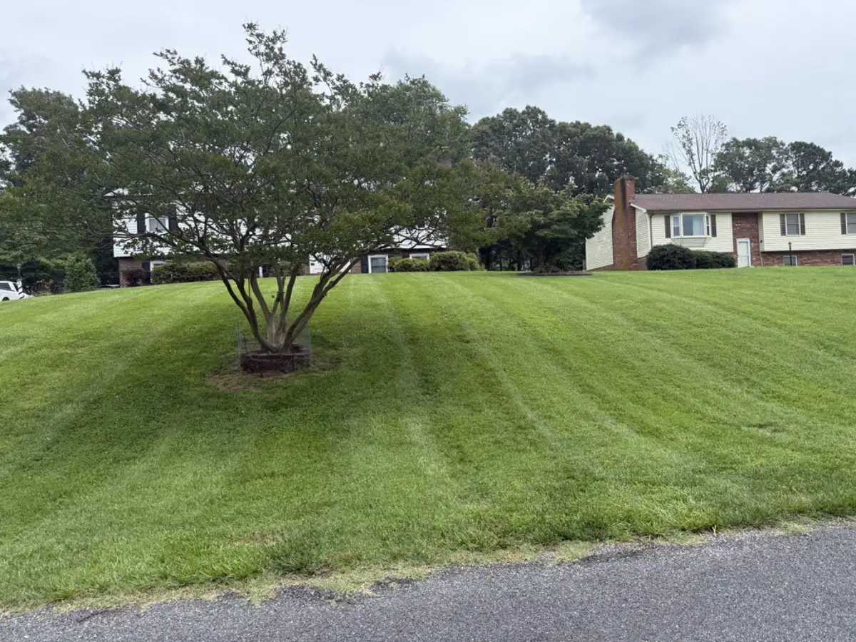 Commercial lawn mowing service by Webber Landscaping in Winston-Salem NC